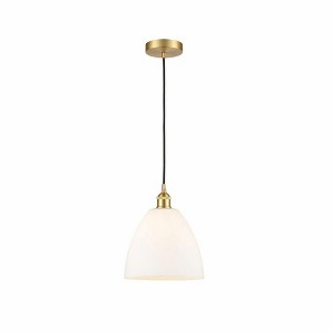 Edison Dome - 1 Light Cord Hung Mini Pendant In Industrial Style-12.25 Inches Tall and 9 Inches Wide - 1 of 1
