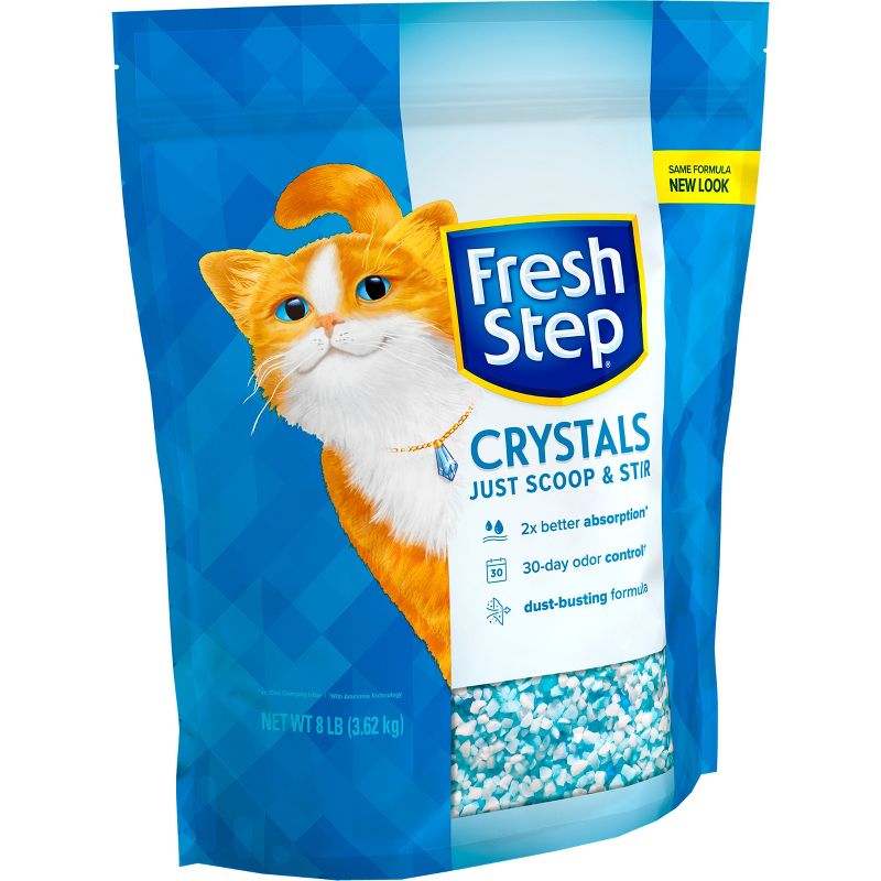 Fresh Step Crystals Premium Scented Cat Litter - 8lb, 4 of 12