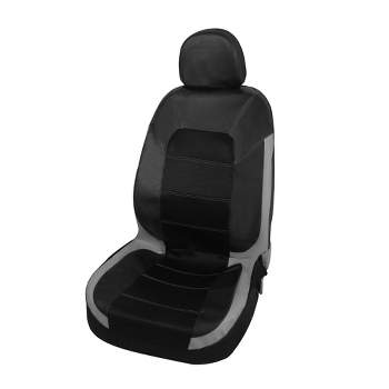 Unique Bargains Universal Faux Leather Hollow Center Breathable Front Car Seat Cover Kit
