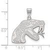Black Bow Jewelry 10k White Gold Florida A&M Rattlers NCAA Large Pendant - 2 of 3