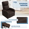 Manual Recliner Chair for Adults,Linen Fabric Upholstered Chair with High Backrest,Retractable Footrest& SidePocket, for Nursery Bedroom Living Room - 4 of 4