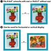 Americanflat Kids Art Frame 10x12.5 inches with 8.5x11 inches Mat - Composite Wood And Glass - Holds 100 Artworks - 4 of 4