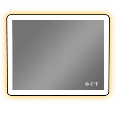 Black Framed Led Bathroom Mirror
