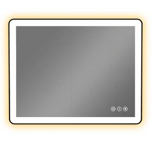 Black Framed Led Bathroom Mirror - 1 of 4