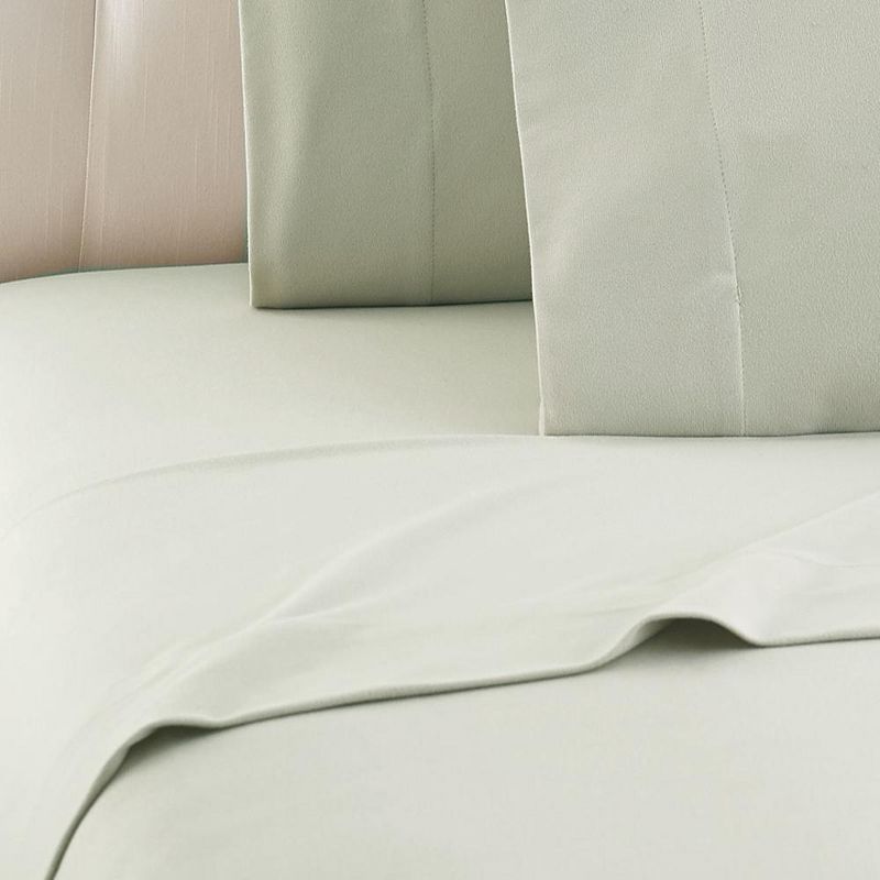 Micro Flannel Solid Color Deep Pocket Sheet Set by Shavel Home Products, 3 of 5
