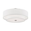 Livex Lighting Claremont 4 - Light Semi-Flush Mount in  Brushed Nickel - 3 of 4