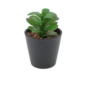 Unique Bargains Artificial Plants Plastic Green 2.76"x2.76"x3.54" 1 Pcs - 1 of 4