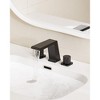 YAWWALK Widespread Double Handles Bathroom Faucet Valve Included - 2 of 4