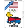 Trends International Team USA x Peanuts – Woodstock Drives the Zamboni Unframed Wall Poster Prints - 3 of 4