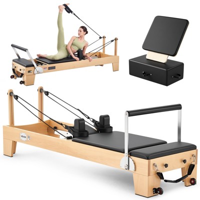 木製リフォーマー ピラティス用 MotionCarePilates VEVOR Pilates Reformer 95