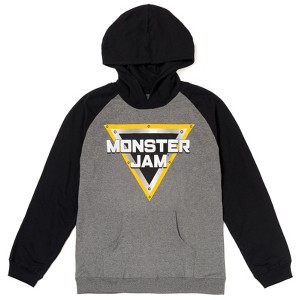 Monster Jam Grave Digger Maximum Destruction Fleece Pullover Hoodie - 1 of 4