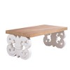 Bella Depot 47" Farmhouse Wood  Coffee Table Accent Table - 4 of 4