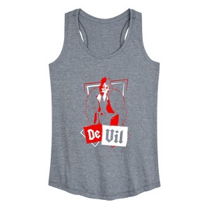 Women's - Disney Villains - De Vil Graphic Racerback Tank - 1 of 4