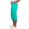 Alfred Dunner Womens Flat Front Allure Classic Clamdigger Pant - 4 of 4