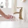 BWE Single Hole Single-Handle Low-Arc Bathroom Faucet - 3 of 4