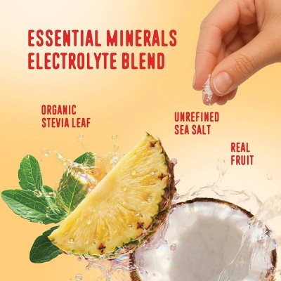 FlavCity Hydration Supplement Powder - Pineapple Coconut - 3.9oz/12ct