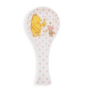 Silver Buffalo Disney Winnie the Pooh and Piglet Ceramic Spoon Rest - 1 of 4
