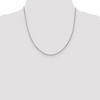 Black Bow Jewelry 2mm, Sterling Silver Fancy Solid Anchor Chain Necklace - 2 of 4