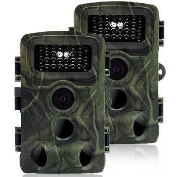 Mini Trail Camera with 32GB Card,36MP 1080P Wildlife Camera,0.2s Trigger time IP66 Waterproof
