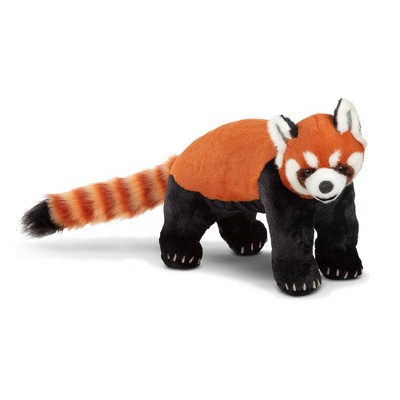 realistic red panda stuffed animal