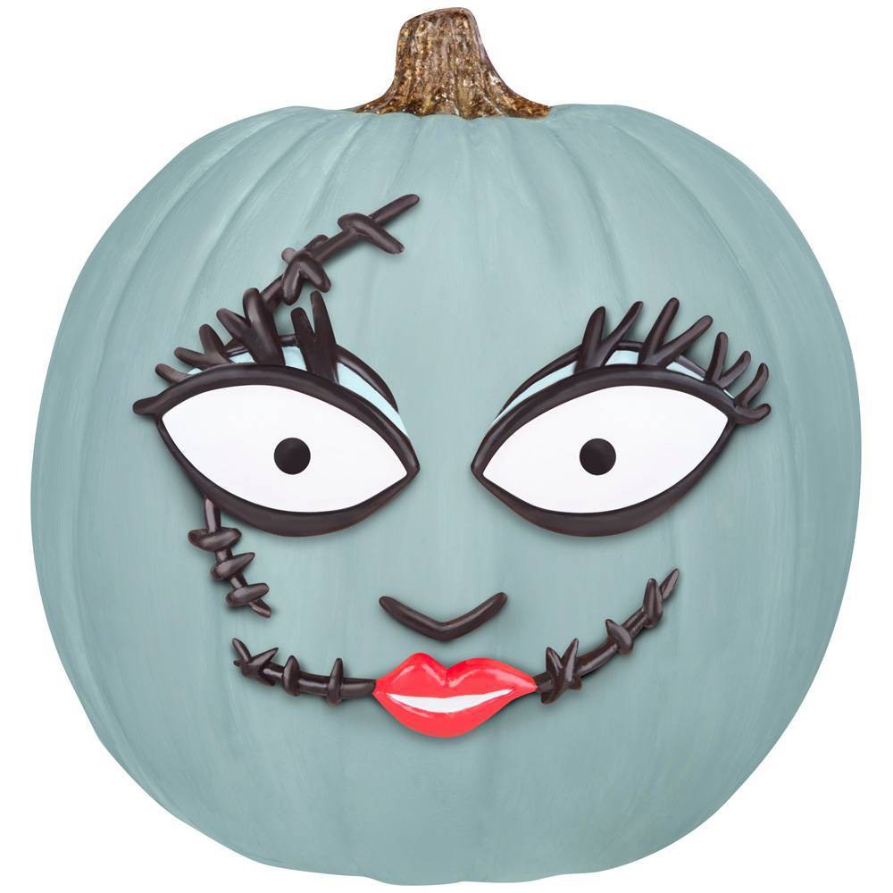Halloween Disney Nightmare Before Christmas Sally Pumpkin Push-In Halloween Decorating Kit