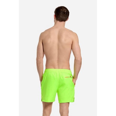 Мужские шорты OppoSuits Neon Colored Swim Shorts For Men - Neon Beach & Pool Shorts - Loose Fit - Including Drawstrings & Zippers - Green - Size Large — фото 2