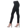 Rekucci Women’s Pull-On Skinny Work Pants – Tummy Control, Stretch Legging Fit with Zip Pockets for Office & Casual - 2 of 4