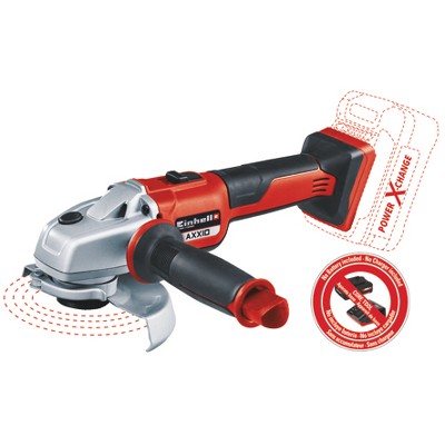 Einhell Axxio Power X-Change 18-Volt Cordless 5-Inch, Brushless Motor, 8500 RPM, Angle Grinder Tool Only (Battery and Charger Not Included)