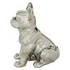 Ceramic Bulldog Sculpture with Sunglasses Silver – CosmoLiving by Cosmopolitan: Luxury Desk Decor, Indoor Glam Statue - 4 of 4