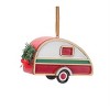 Christmas Car and Camper Ornament Set 12 MDF and Plastic Ornaments 1.25 and 2.25 Inch Height By Melrose - 3 of 4