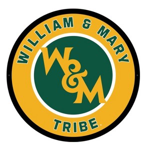 Evergreen Ultra-Thin Edgelight LED Wall Decor, Round, William & Mary- 23 x 23 Inches Made In USA - 1 of 4