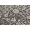 Rizzy Home Alora Decor Swagger Distressed Medallion Floral Rectangle Rug Gray - 4 of 4