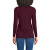 Lands' End Women's Supima Cotton Fitted Long Sleeve Turtleneck - 2 of 3