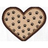 Earth Rugs Eco-Friendly Cat Paw Print Heart Jute Stair Tread – 20"x30" - 2 of 3