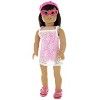Pink Butterfly Closet Doll Clothes 24 Pieces Clothing Set Fits American Girl & Other 18' Inch Dolls - 4 of 4