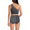 Lands' End Women's D-Cup Ruched One Shoulder Tankini Top - 2 of 4