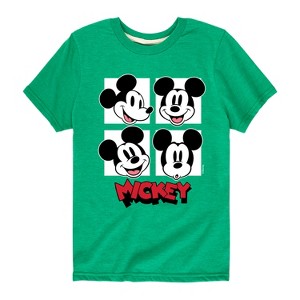 Boys' - Disney - Mickey Grid Short Sleeve Graphic T-Shirt - 1 of 4