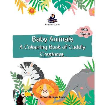 Baby Animals - (Nature Coloring Book for Kids) (Paperback)