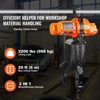 VEVOR Electric Chain Hoist, 2200 lbs Load, 20 ft Lifting Height, 6.9 ft/min Speed, 120V, Single Phase Overhead Crane with Chain - 3 of 4