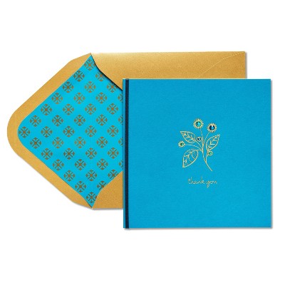 Thank You Card Flower with Gems - PAPYRUS