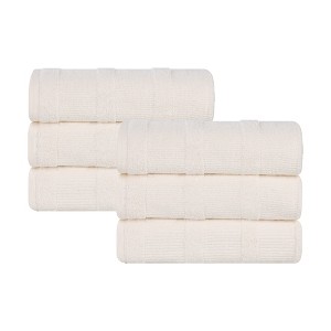 Ribbed Cotton Highly Absorbent Medium Weight Bath Towels, Set of 3 by Blue Nile Mills - 1 of 4