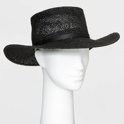 Women's Straw Boater Hat - Universal Thread™
