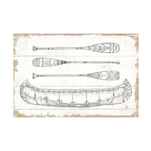 Trademark Fine Art -Daphne Brissonnet 'Lake Sketches I' Canvas Art - 1 of 4