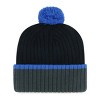 NBA Oklahoma City Thunder Black Shadow Cuff Knit Beanie with Pom - 2 of 2