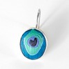 The Lakeside Collection Blue Peacock Bath Collection - Set of 12 Hooks - 4 of 4