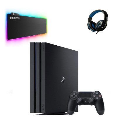 Sony Playstation 4 Pro 1tb With Wireless Controller 4k Resolution Hdr -  Manufacturer Refurbished : Target