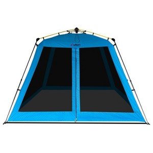 Outdoors Professional Beach Castle Pop-up Walled Gazebo, Blue - 1 of 4