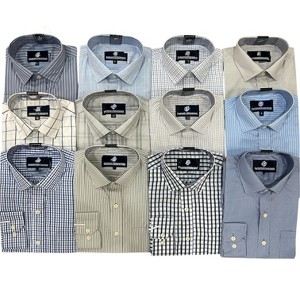BenBen Mens 12 Pack Everday Button Down Long Sleeve Shirts - 1 of 4
