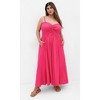 Women's Plus Size Jazmine Dress - magenta | CITY CHIC - 2 of 4