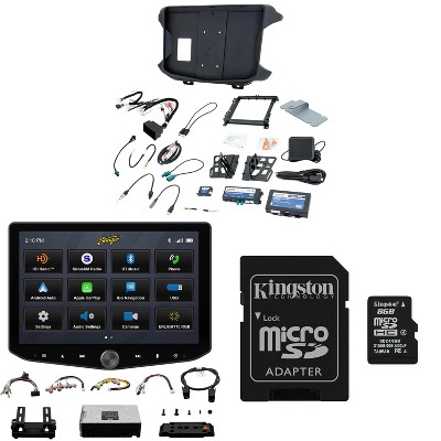 Stinger Ix210 Horizon10 10.1-Inch Floating Multimedia Infotainment Display System With Srk-Jw18hx Wrangler Jl/Gladiator Jt Horizon10® Integration &...